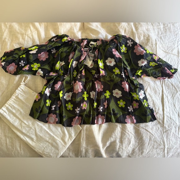 Innika Choo Floral One Size Blouse - Picture 1 of 8